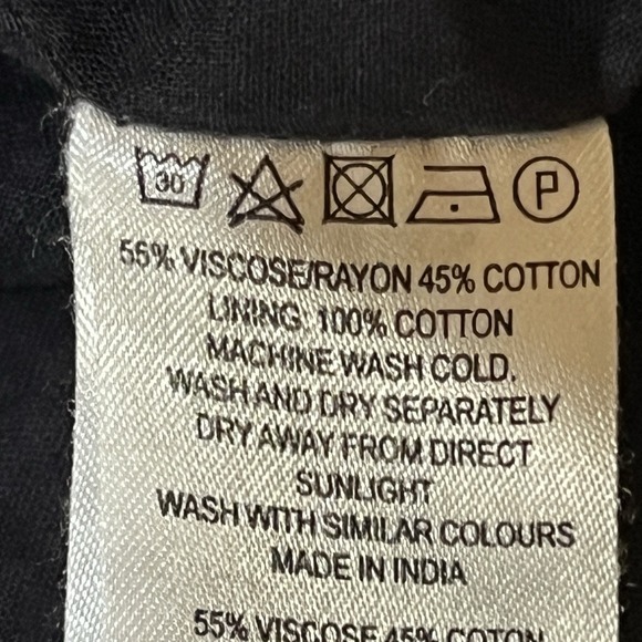 French Connection Sz 6 Floral Mini Dress Side Ties Ruffle Neckline Cottagecore - Picture 13 of 14